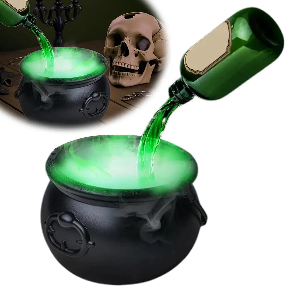 Halloween Decor Black Witch Bowl Magic Conjoined Float House bowl Horror Decoration Hocus Props Party Diffuser Scary Bottle J9X2