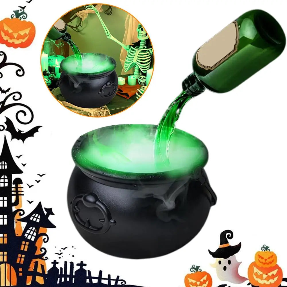 Halloween Decor Black Witch Bowl Magic Conjoined Float House bowl Horror Decoration Hocus Props Party Diffuser Scary Bottle J9X2