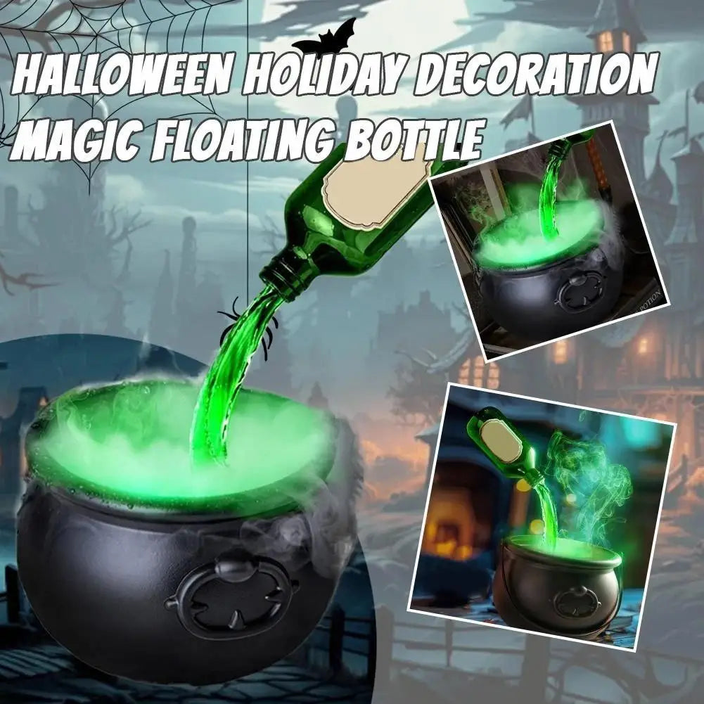 Halloween Decor Black Witch Bowl Magic Conjoined Float House bowl Horror Decoration Hocus Props Party Diffuser Scary Bottle J9X2